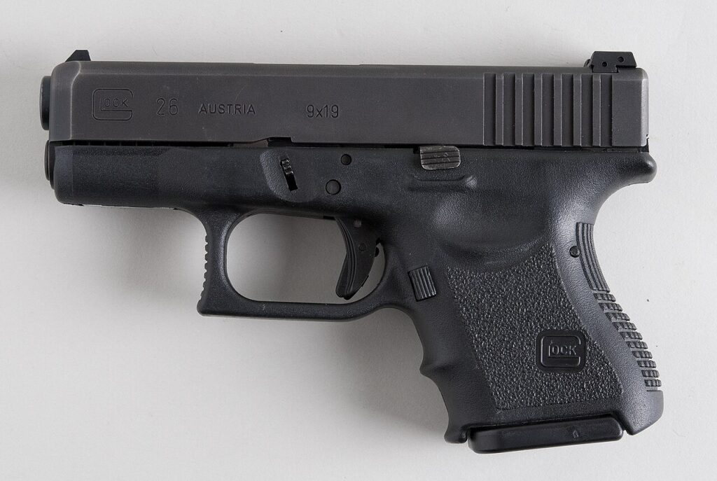 Glock 26 OD handgun